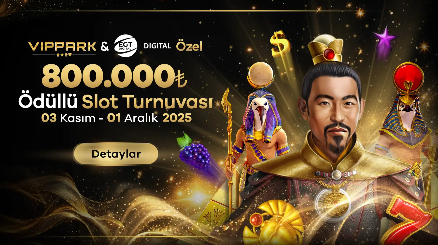 EGT Digital 800.000₺ Ödüllü Slot Turnuvası!